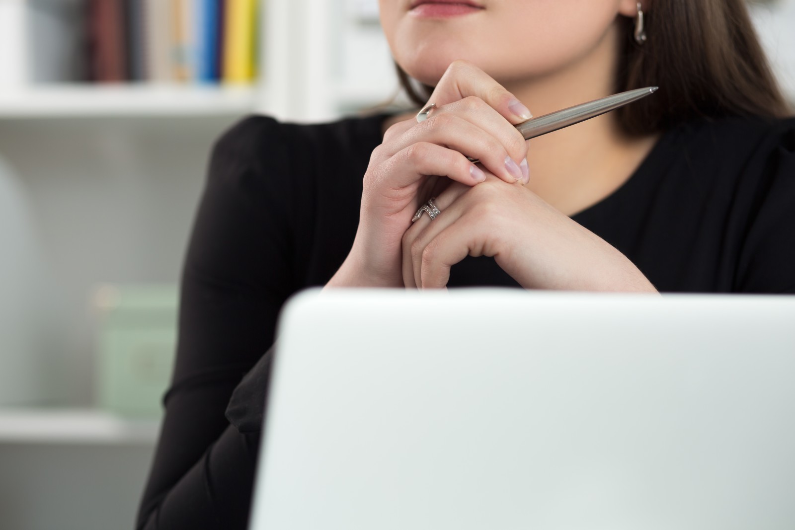 Woman at laptop