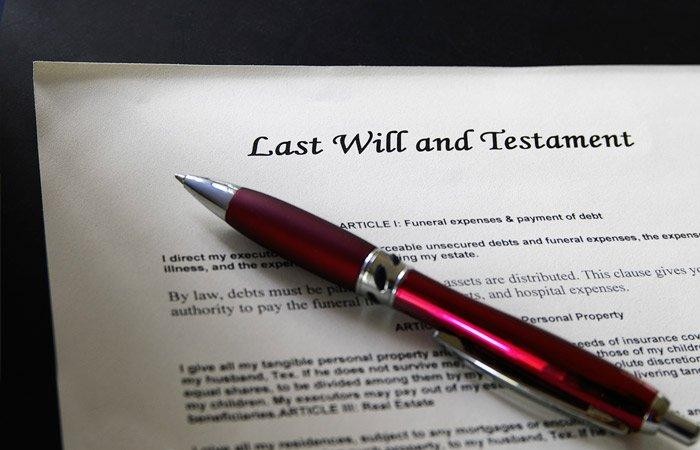 Last will and testament