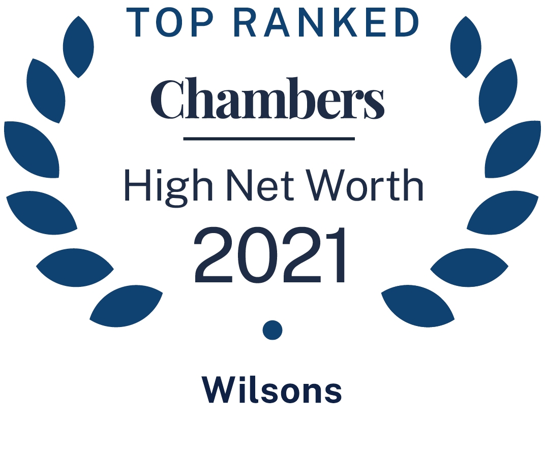 Wilsons ranked in Chambers High Net Worth Guide 2021 Wilsons